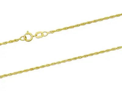 9ct Yellow Gold Rope Necklace Chain 16 /18 /20  Fine Jewellery • £118.05