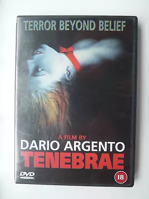 Tenebrae (DVD 2000) Dario Argento Anthony Franciosa Daria Nicolodi John Saxon • £6.65