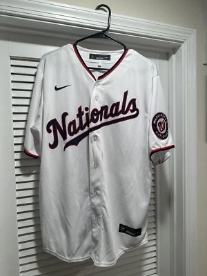 $39.99 • Buy Authentic Nike Juan Soto #22 Washington Nationals White/Home Jersey Men's Large