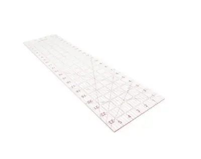 Janome Quilting Ruler 24 X 6 Inch Clear Red Markings • £15.95