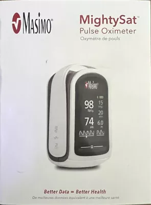 Masimo MightySat Fingertip Pulse Oximeter - 9900 - OLED Bluetooth Mobile APP • $249