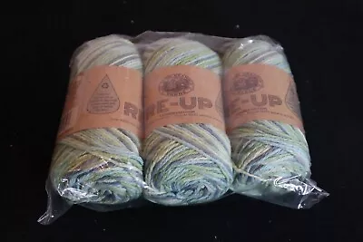 Lion Brand Re-up Yarn - Color: Azul 504 - Lot Of 3 New • $2.99