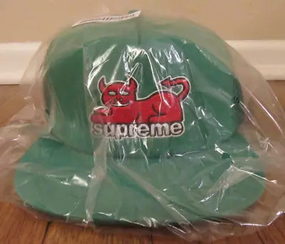 Supreme Toy Machine Mesh Back 5-Panel Hat Cap Green Snapback SS24 Brand New 2024 • $68