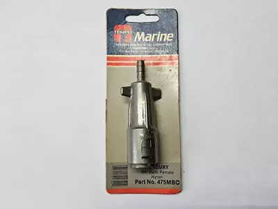 New Tempo Marine Mercury Outboard Nylon 1/4  Barb Fuel Line Connector 475MBC • $8.99