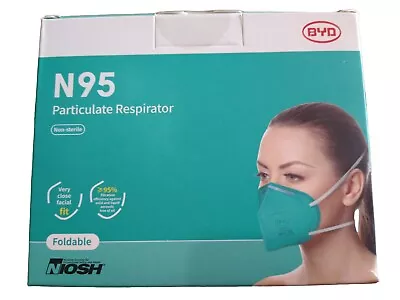 BYD Care N95 Particulate Respirator 4 Boxes Per Order Total Of 80 Mask • $80