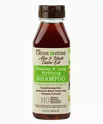 Creme Of Nature Aloe And Black Castor Oil Healthy And Long Fortifying Shampoo • £9.95