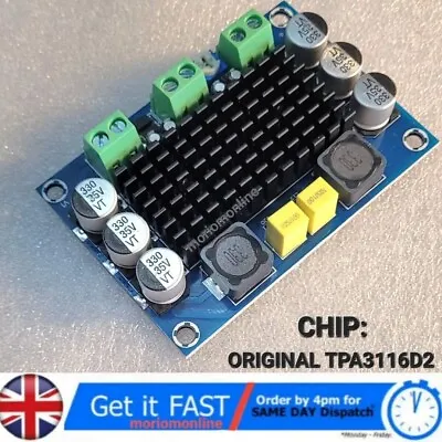 TPA3116 D2 DA DC 12V - 24V 100W Mono Channel Digital Power Audio Amplifier Board • £8.99