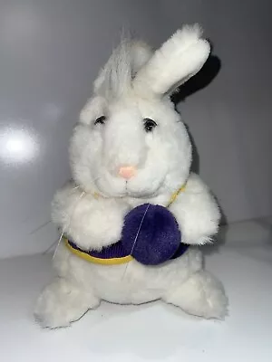 Cadbury Chocolate Bunny Plush  White 31cm Soft Rabbit Rattle Vintage 1997 (22a) • $29.99