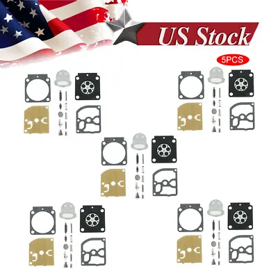 5Sets RB-100 Carburetor Carb Kit Fit STIHL HS45 FS55 FS38 BG45 For ZAMA C1Q Carb • $13.31