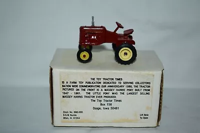 Massey Harris Little Pony Tractor Times Publication Commemorating 1986 Anniv. • $49.99