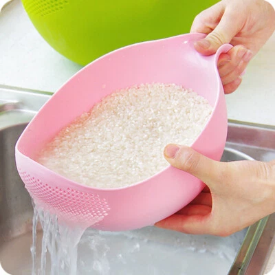 $13.85 • Buy Rice Washer Quinoa Strainer Cleaning Veggie Fruit Basket Rice Bowl