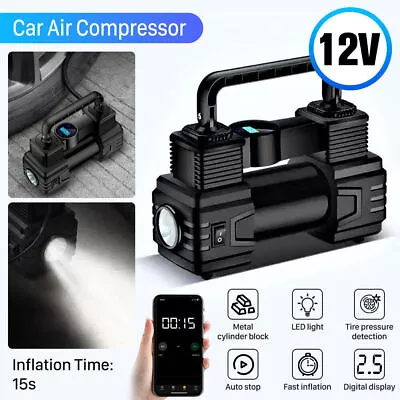 12V 150PSI Car Air Compressor Tyre Deflator Inflator Pump Portable For Car Truck • $31.90