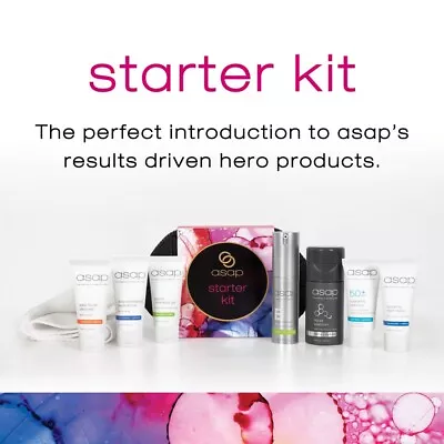 ASAP Starter Kit Daily N Gentle Cleanser Scrub Super B Night Cream SPF 50+ LiqP • $104.90