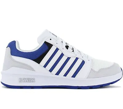 K-Swiss Rival Trainer T Men's Sneaker White-Blue 09079-947 Sport Casual Shoes • $176.48