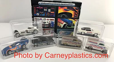 1/64 Scale - 6 Pc SINGLE Car Display Cases -  Fits Most Hot Wheels Matchbox • $29