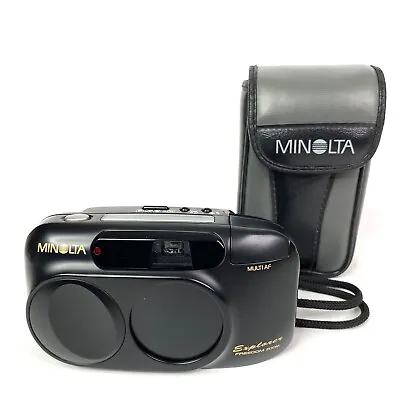 Minolta Explorer Freedom Zoom 28-70mm Multi AF 35mm Camera Film Tested Working* • $119.95