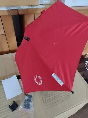 Bugaboo Parasol Umbrella For Buggy Pram Pushchair Red • £9.99