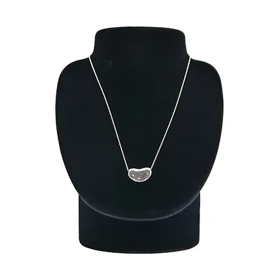 Authentic Tiffany & Co. Elsa Peretti Bean Necklace 925 Sterling Silver #f10303 • $145