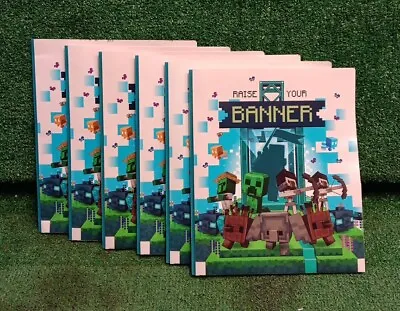 LOT OF 6 NEW Minecraft: Legends - Raise Your Banner 3-Prong POLY FOLDERS • $16.99