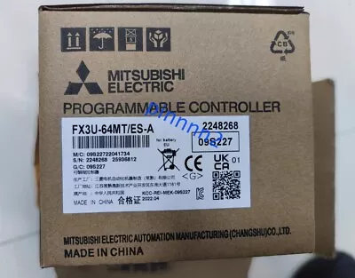 1PCS Brand Mitsubishi FX3U-64MT/ES-A Programmable Logic Controller PLC Module • $202.58