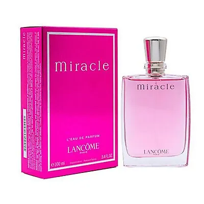 Lancome Miracle 100ml Eau De Parfum Spray Brand New Sealed Box Free Delivery • £51.59