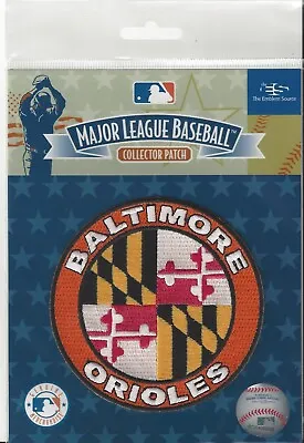 Baltimore Orioles 4  Round Sleeve Patch Official MLB In Pkg Maryland Flag • $14.95