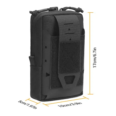 Tactical Molle Pouch EDC Waist Bag Pack Outdoor Men Utility Cell Phone Holster • $8.99