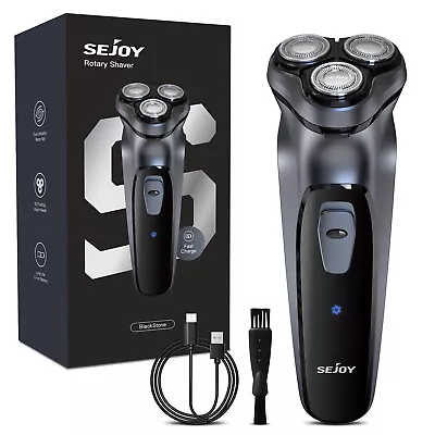 Sejoy Men's Electric Shaver Razor For Men Face Beard Trimmer USB Rotary Shaver  • $22.99