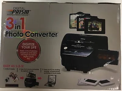 Digital Prism 3 In 1 Photo Converter Digitize Your Life Easily Convert Photos N • $49.99