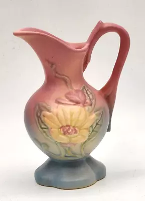 Vintage Hull Art Pottery 14-4 3/4 Magnolia Small Ewer EXCELLENT • £8.69