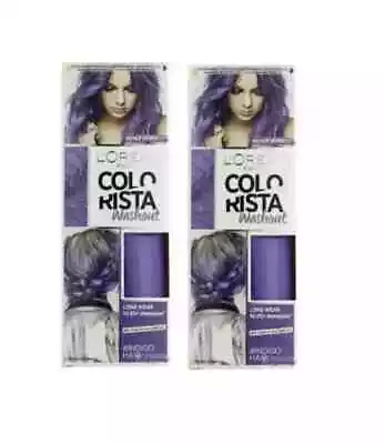 2x L'Oreal Colorista Washout Semi-Permanent  INDIGO Hair Dye 80ml • £6.95