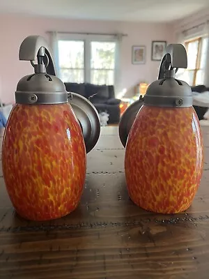 Wall Light Sconces Pair Vintage • $45