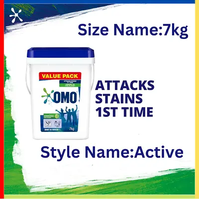 OMO Active Clean Laundry Detergent Washing Powder Front And Top Loader 7kg • $60.49