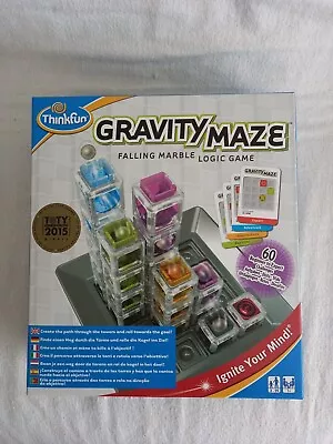 Gravity Maze Game By ThinkFun - Falling Marble Logic Game - Complete VGC • £15.99