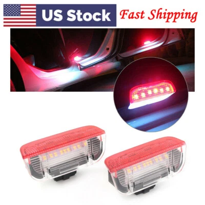 Premium White&Red LED Side Door Courtesy Lights For VW Golf GTi EOS Jetta Passat • $15.96