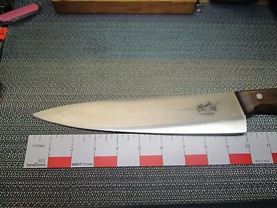 Rosewood Handled Victorinox R H Forschner 10  Kitchen Chef's Knife Gently Used • $19.50