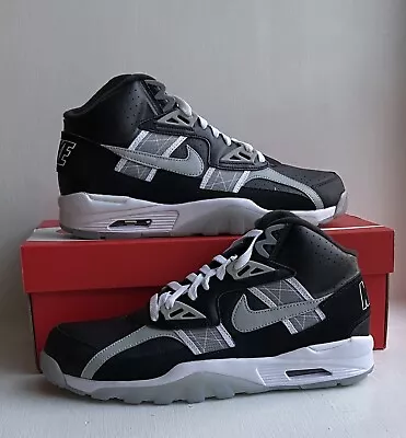 Nike Air Trainer High SC Raiders Black Smoke Grey DZ4405 001 Men's Sizes • $159.97