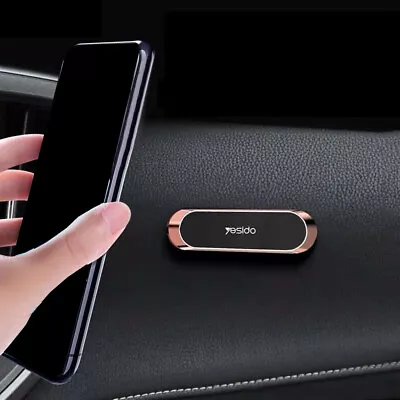 Mini Strip Shape Car Phone Holder Stand Magnetic For IPhone Samsung Magnet Mount • $6.39