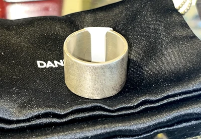 £65 • Buy Daniel Mason Silver Freedom Ring Thick Band - Size Y 1/2