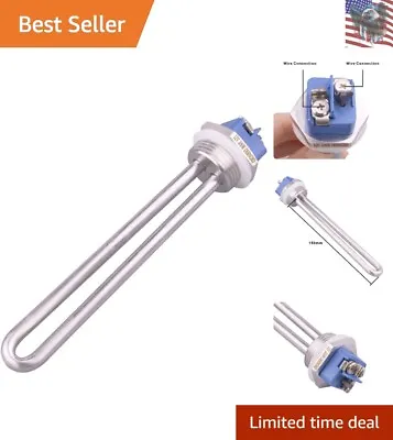 12V 300W DC Submersible Water Heater - Stainless Steel Element - 1  NPSM Fitting • $44.99