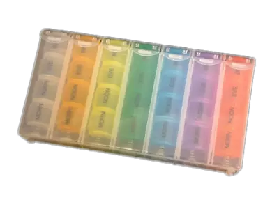 7- Day Plastic Pill Box Weekly Medication Organizer Container NEW • $16.89