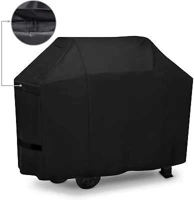 ICOVER BBQ Barbeque Gas Grill Cover 60 Inch Heavy Duty 600D Canvas Smoker Cover • $29.89