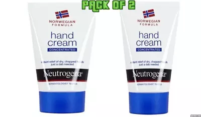 Neutrogena Norwegian Formula Hand Cream Concentrated (50ml) - Pack Of 2 • $18.69