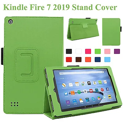 £5.98 • Buy Smart PU Leather Folio Protective Slim Case Stand Cover For Kindle Fire 7 9th Gn