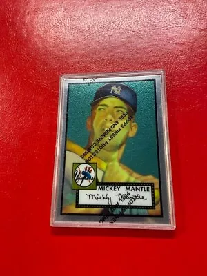 1996 TOPPS FINEST MICKEY MANTLE #311 YANKEES #2 0f 19 Commemorative Set • $8.50