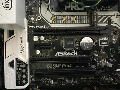 ASROCK B250M PRO4: LGA1151 B250 DDR4 MATX+IO-Shield+HeatSink+FAN • $180