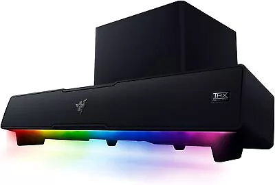 Razer Leviathan V2 Multi-Driver PC Gaming Soundbar W/Subwoofer THX Chroma • $168.95