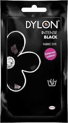 DYLON INTENSE BLACK HAND DYE FABRIC CLOTHES DYE 50g • £3.64