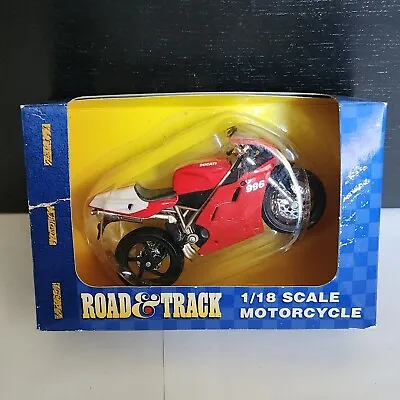 Road & Track Maisto 1:18 Scale - Red - Ducati Motorcycle - New - Free Shipping! • $15.99