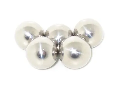 FIVE  1-1/2 Inch Steel Soft PolishBalls Monkey Fist Cores Can Be Machined • $19.99